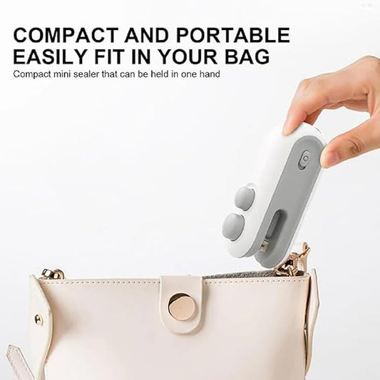 Mini Bag Sealer, 2 in 1 Seal & Cutter Heat Sealers
