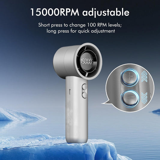 Portable Handheld Turbo Fan150 Speed Mini Fan