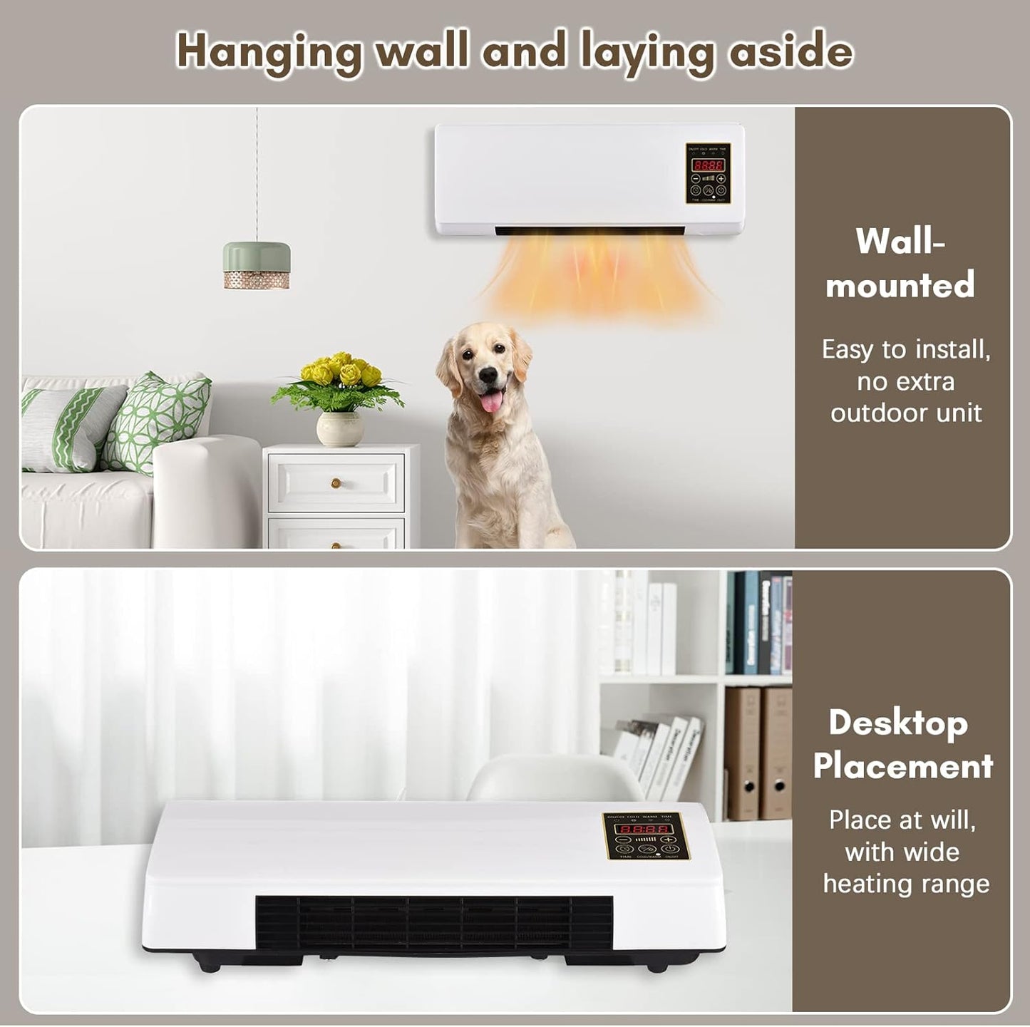 2in1 Electric Heater Air Conditioner