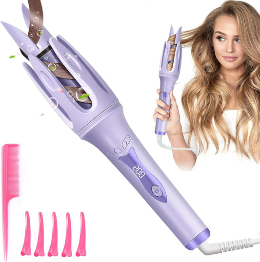 2 in 1 Wireless Hair Straightener and Automatic Curler