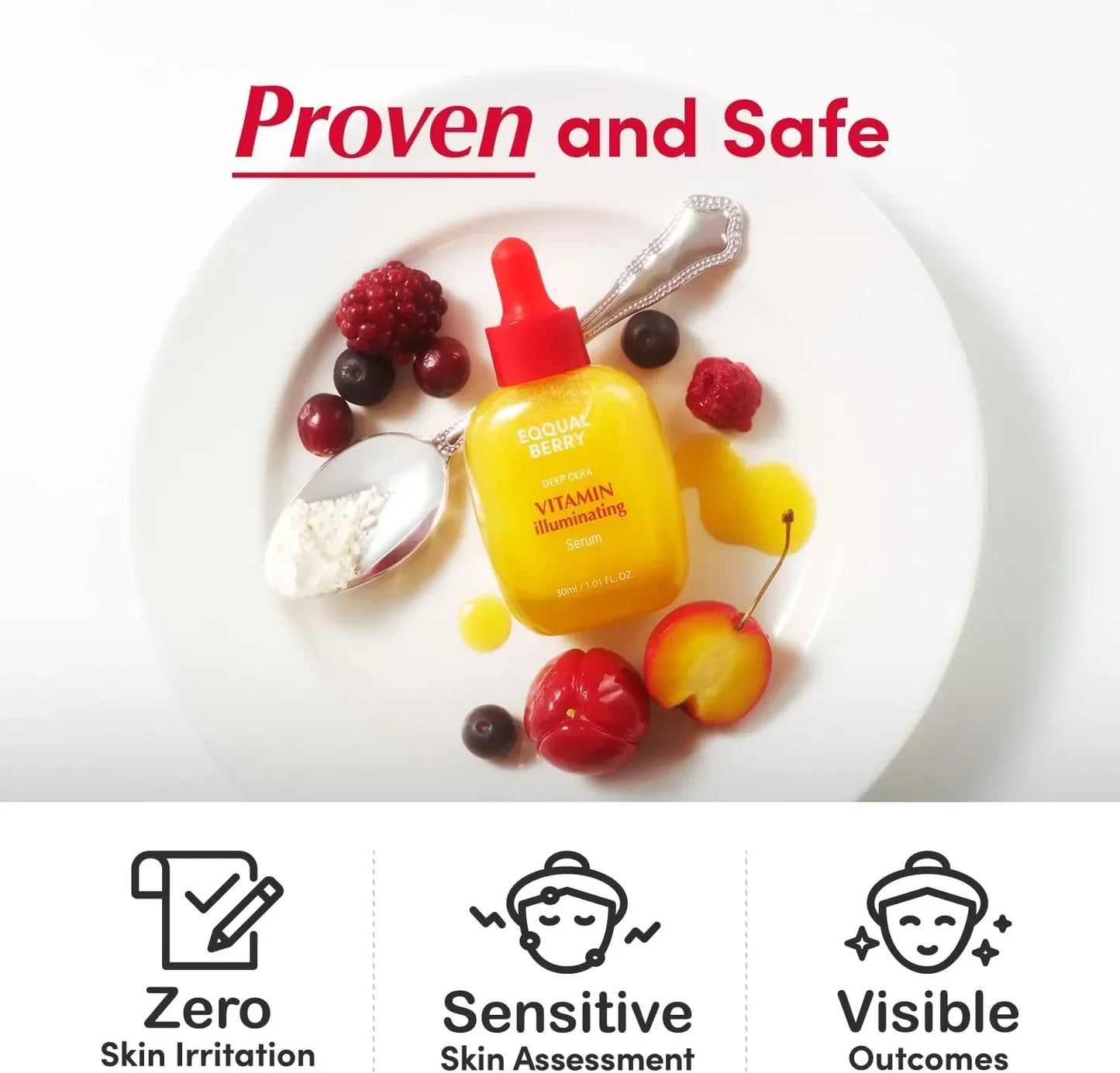 EQQUALBERRY Brightening Serum with Vitamin C [30ml]