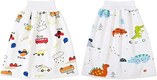 Diaper Skirts/Shorts for Potty Training- Waterproof Bed Clothes for Baby