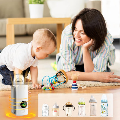 MomEase™ Portable Baby Milk Warmer – 1 Year Warranty (جهاز تسخين الحليب المحمول – ضمان سنة)