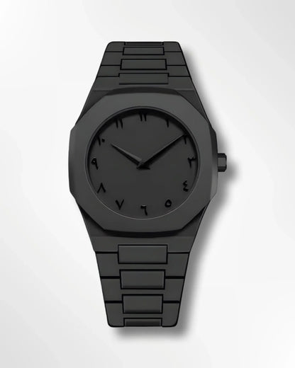 Arabic Matt Black Watch | Limited Edition