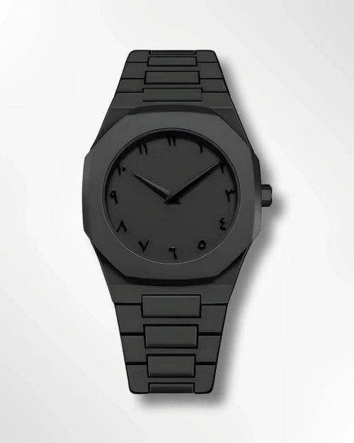Arabic Matt Black Watch | Limited Edition
