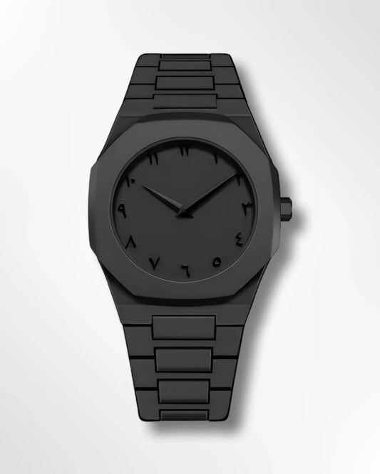 Arabic Matt Black Watch | Limited Edition