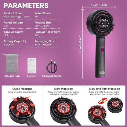3-in-1 Electric Scalp Massager